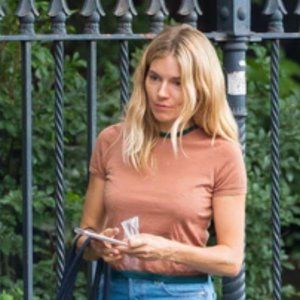 NWT Ply-Knits Easton Top in Earth-To-Mars Color, Sz S - Seen on Sienna Miller!